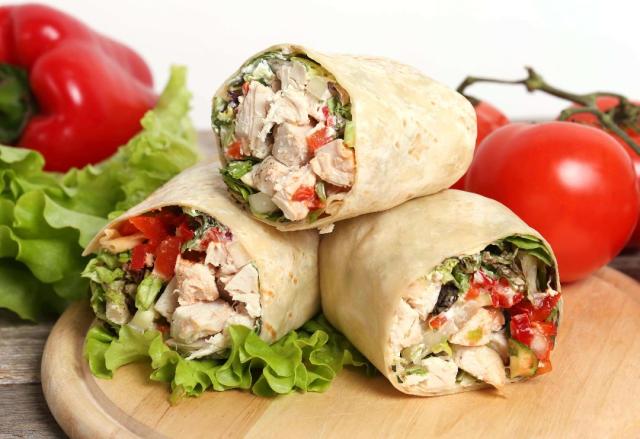Chicken and Tomato Wrap