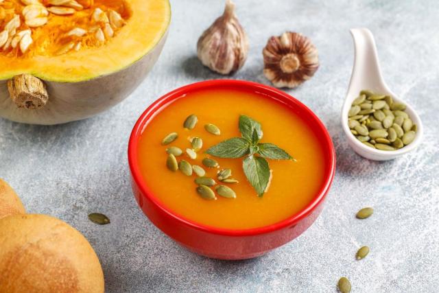 Pumpkin Soup with Seeds